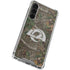 NFL Los Angeles Rams Realtree Xtra Green Camo Galaxy S24 FE Clear Case